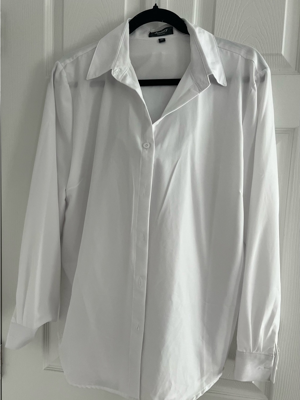Amazon White Women's Button-Up Blouse